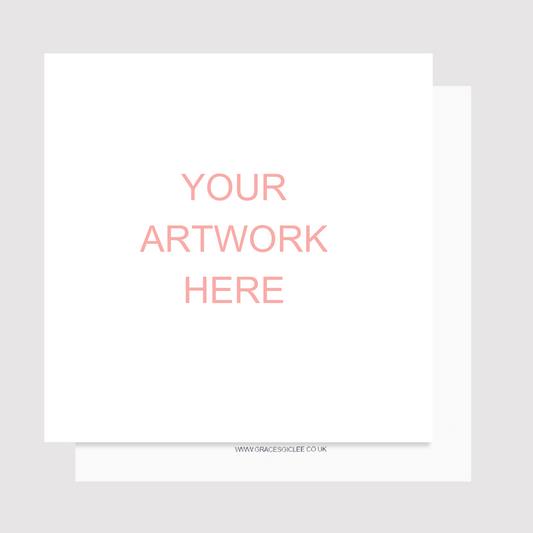 Square Greeting Card Grace's Giclee Art Print Shop