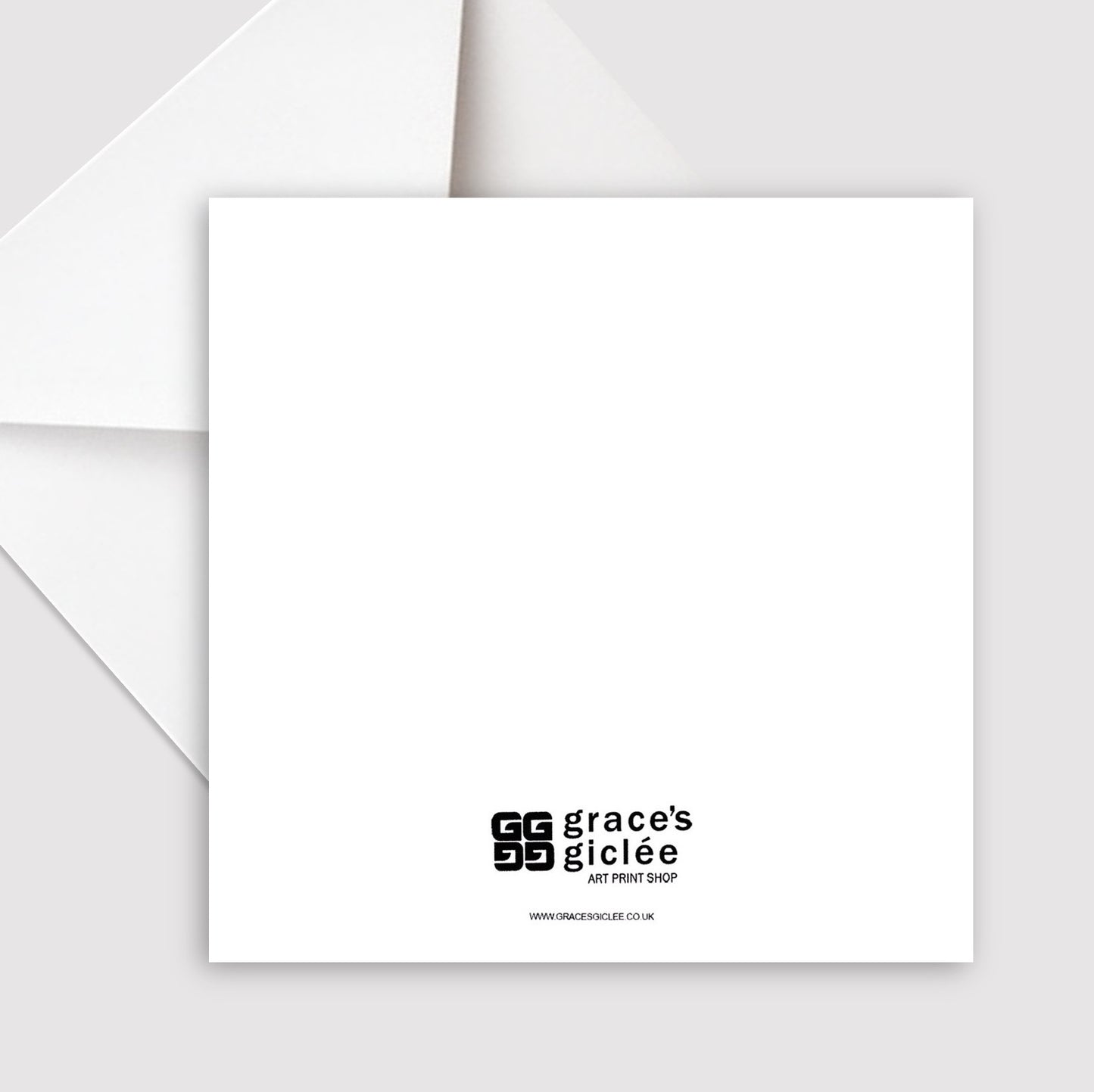 Square Greeting Card Grace's Giclee Art Print Shop